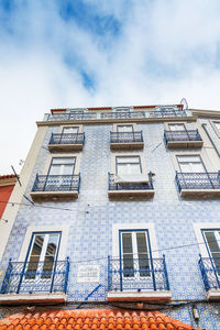 Low angle view of building against sky