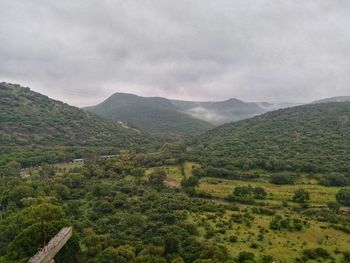 Scenic view of landscape against sky