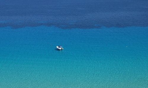 View of calm blue sea