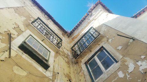 Low angle view of building against sky