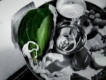 Close-up of tea on table