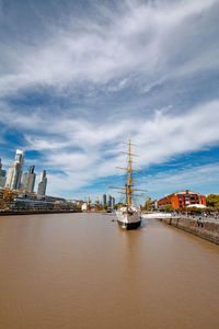 Scenic view of river against sky