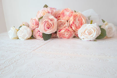 Close-up of rose bouquet