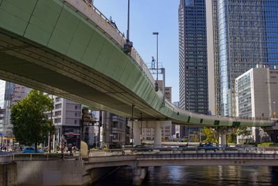 Elevated expressway in osaka, japan.