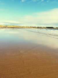 View of beach against sky