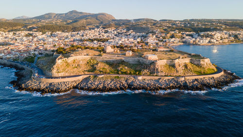 Aerial view of city