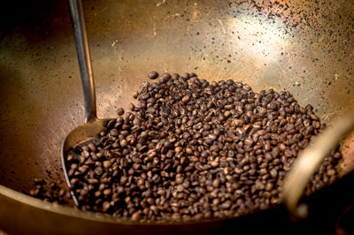 Close-up of coffee beans