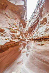 View of rock formations