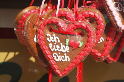 Close-up of text