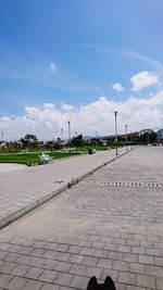 Scenic view of building against sky