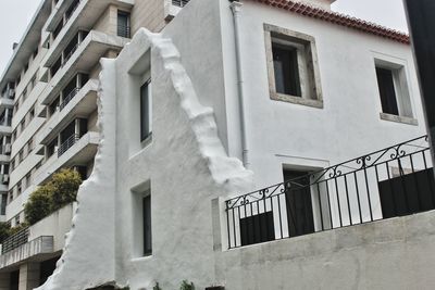 Low angle view of residential building