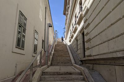 Low angle view of buildings against sky