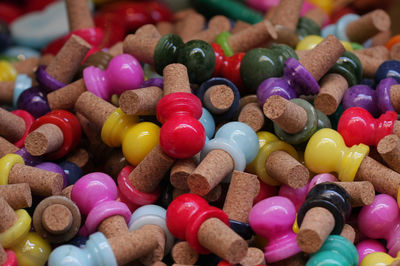 Close-up of multi colored candies