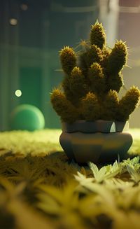 A nice imagination of a canna-cactus