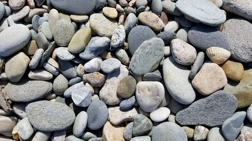 Full frame shot of pebbles