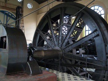 Close-up of old machinery