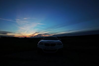 View of car against sky