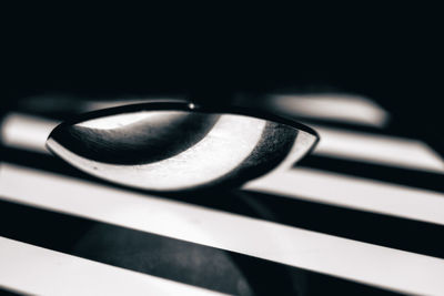 High angle view of eyeglasses on table