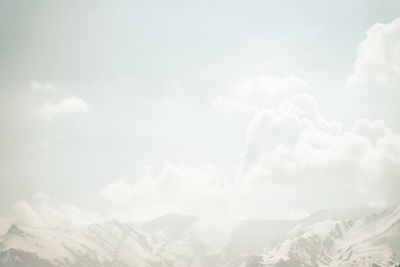 Scenic view of cloudscape against sky