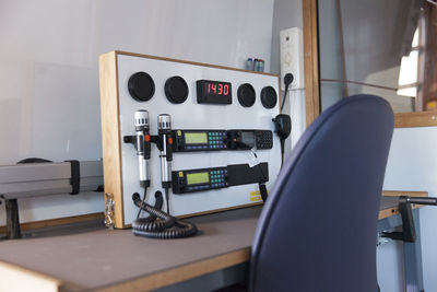 Control room in fire station