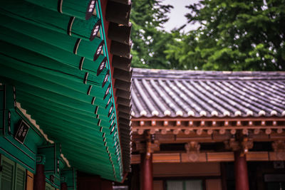 Exterior of traditional houses