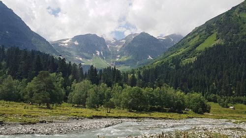 Scenic view of landscape against sky