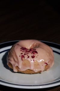 Close-up of dessert in plate