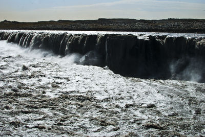 View of waterfall
