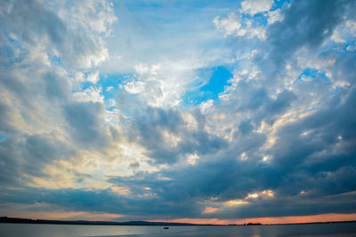 Scenic view of sky during sunset