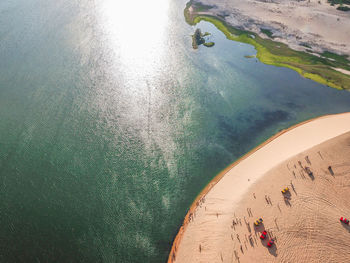 White sand dunes - bau sen, bau trang, it's one of best destinations in binh thuan. vietnam.