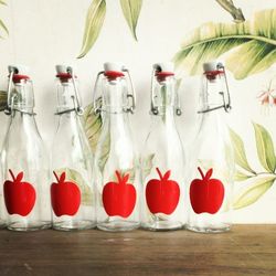 Close-up of bottles on table