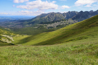 Scenic view of landscape against sky