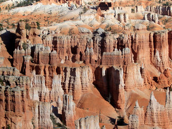 Panoramic view of rock formations