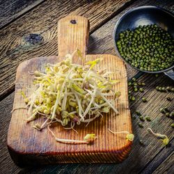 Close up of food on wood