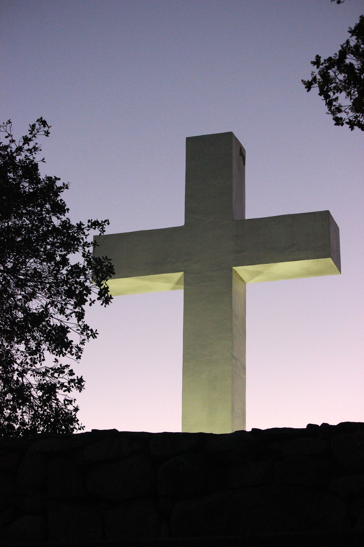 Cross on a mountain