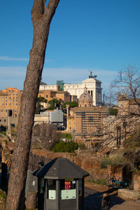 View of old building against sky