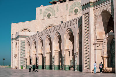 Group of people in historic building