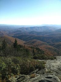 Scenic view of mountains