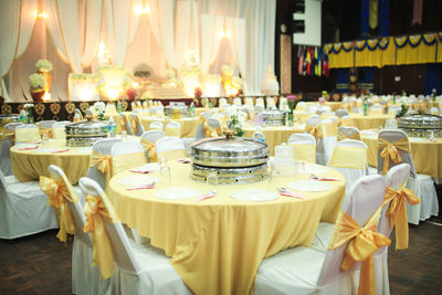 The wedding decor. the wedding catering decor.