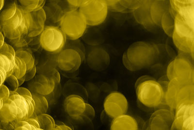 Defocused image of illuminated tree