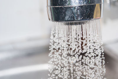 Close-up of water in container