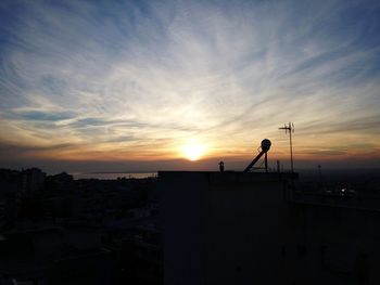 Cityscape at sunset