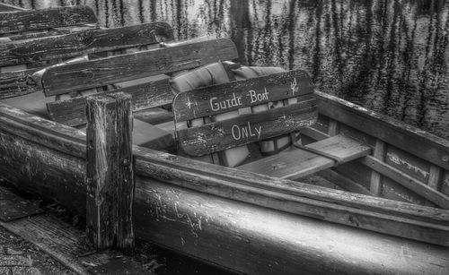 Close-up of weathered wall