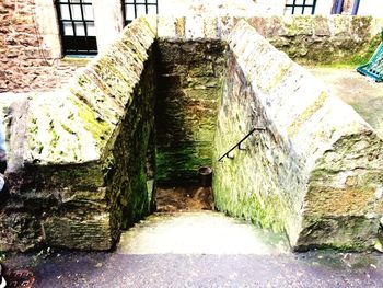 Staircase of old building