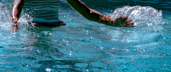 View of swimming pool