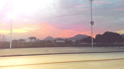 Road at sunset