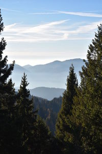 Scenic view of mountains