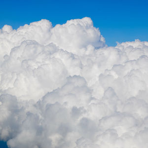 Full frame of clouds against blue sky