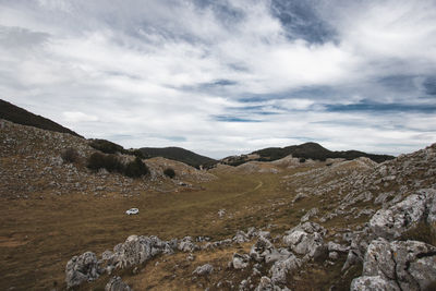 Scenic view of landscape against sky