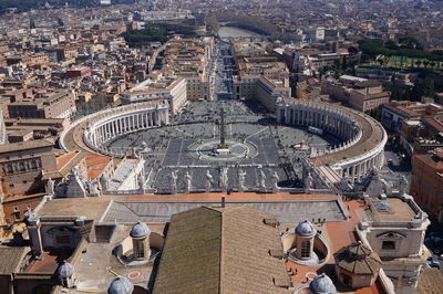 View from st. peter's basilica, vatican city